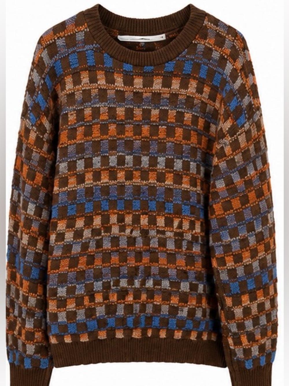 Zara Brown Knit Sweater - Picture 1 of 3